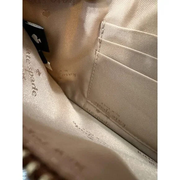 Kate Spade Lucy Pebbled Leather Medium L-zip Wristlet Wallet NWT - Picture 6 of 10